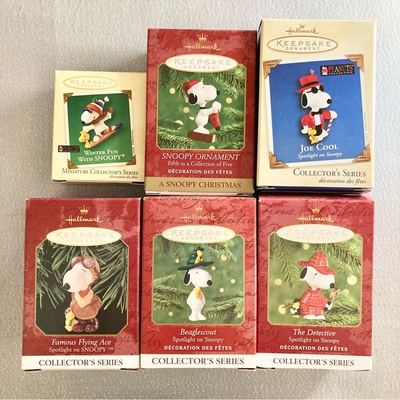 🎄Vtg Peanuts Snoopy Charlie Brown Hallmark+ Bundle - Picture 16 of 16